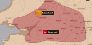 Advice to stay safe as red weather warning issued