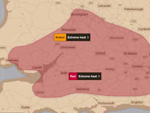 Advice to stay safe as red weather warning issued
