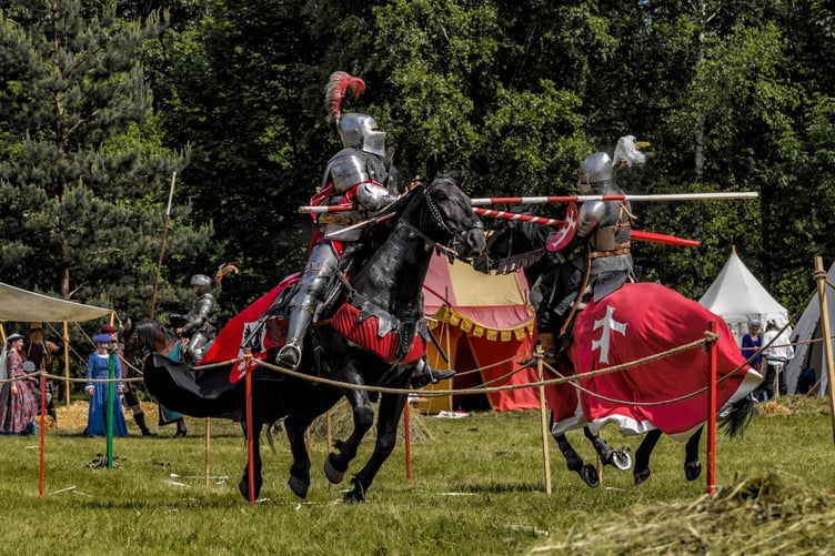 Real competitive tournament jousting returns to Carew Castle on July 4 and 5, offering visitors a weekend of authentic medieval action, traditional crafts, and family activities.