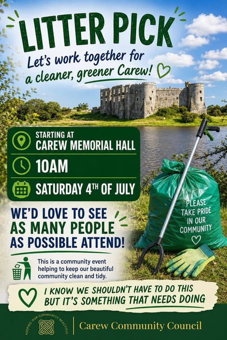 Litter pick poster