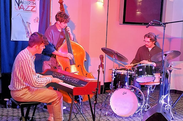 The Eddie Gripper Trio at the Plas Hyfryd on June 18