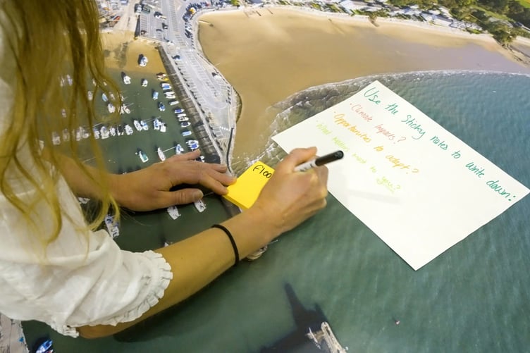 Coastal resilience event at Saundersfoot Regency Hall
