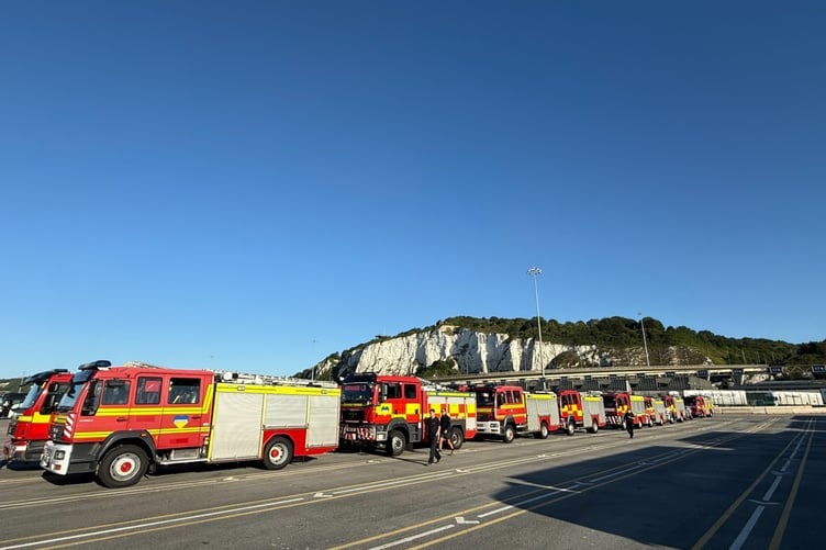 Mid and West Wales Fire and Rescue Service Supports Delivery of Life-Saving Aid to Ukraine