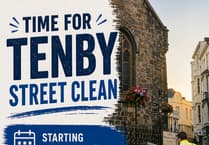 Taking Time to keep Tenby clean
