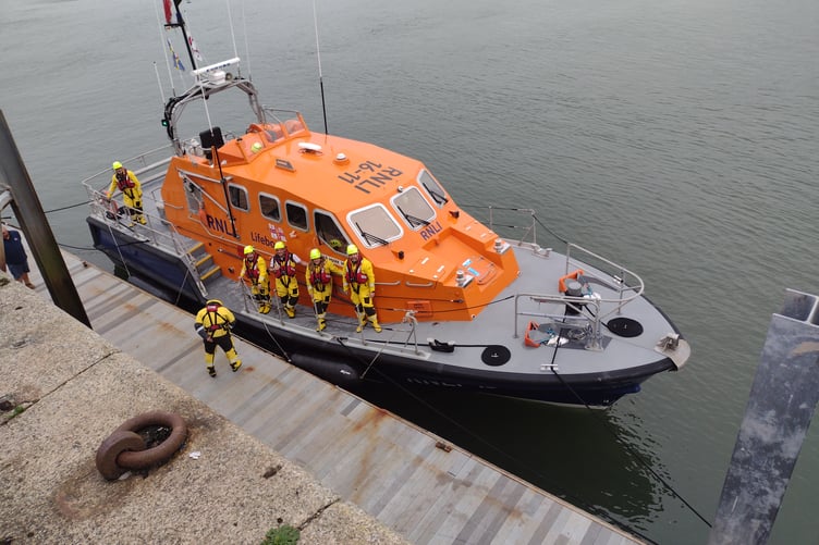 Angle Lifeboat at Hobbs Point, Pembroke Dock