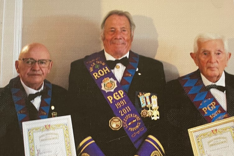 Bro Anthony Palmer, Bro Stewart Taylor and Bro Gerald Rogers