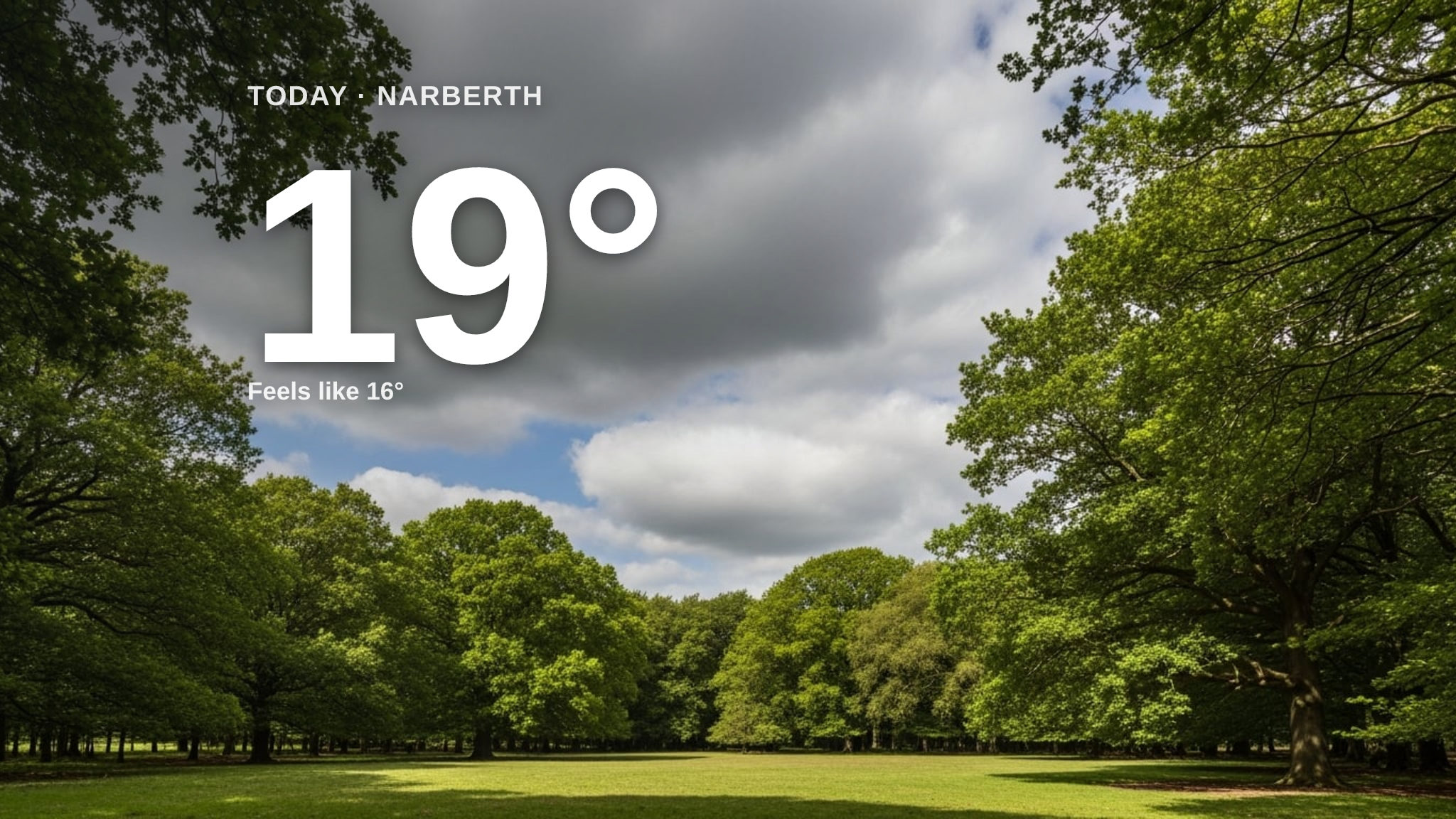 A pleasant day ahead for Narberth - here's your Friday forecast
